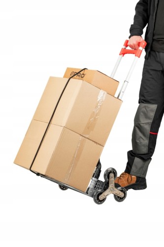 Wózek Transportowy PRO Aluminiowy Ręczny Schodowy z Funkcją Składania
