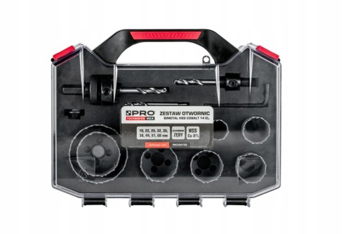 PRO OTWORNICE BIMETALOWE 8% KOBALT ZESTAW OTWORNIC BIMETALOWYCH 14EL.