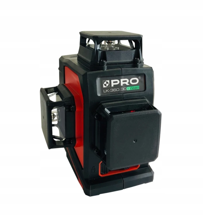 Laser krzyżowy płaszczyznowy zielony PRO LK-360.3DG - ZIELONA WIĄZKA GREEN