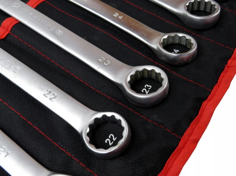 KLUCZE PŁASKO - OCZKOWE - 25 sztuk - 6 - 32 mm - Mar-Pol M58149