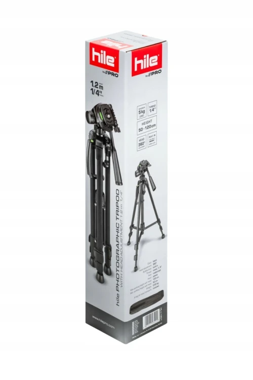 Statyw FOTOGRAFICZNY / POMIAROWY HILE (PRO Fachmayer) 50-120 cm DO APARATU